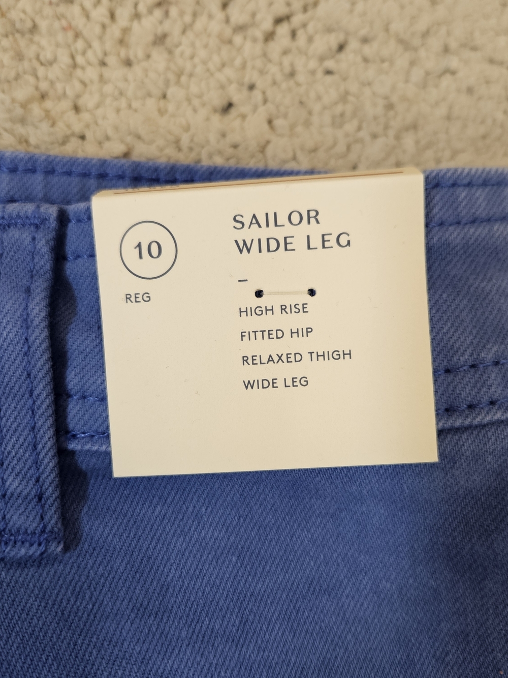 Universal Thread Sailor Wide Leg Jeans – Size 10 (Regular) – NWT - Picture 5 of 8
